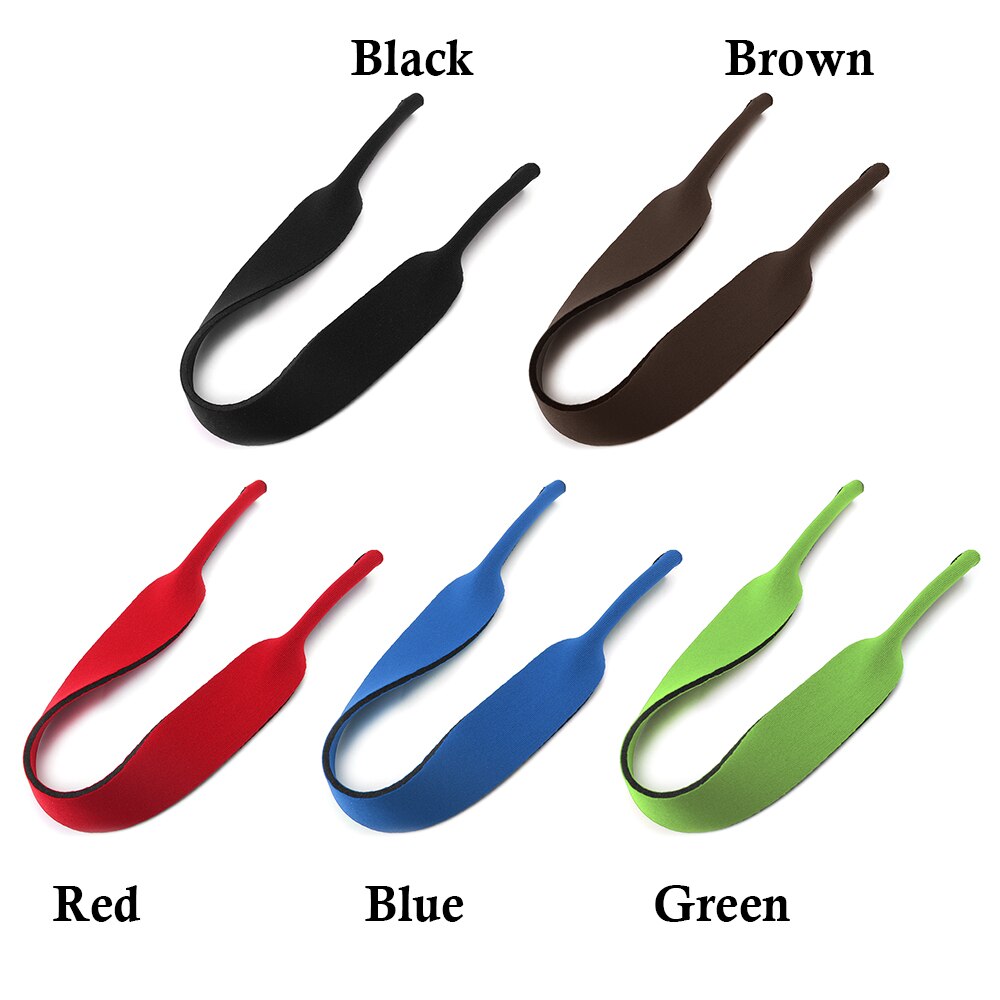 Anti-Slip Neoprene String Silicone Sunglasses Chain Strap Rope Eyeglasses Strap Head Band Floater Cord High Elastic Glasses Band