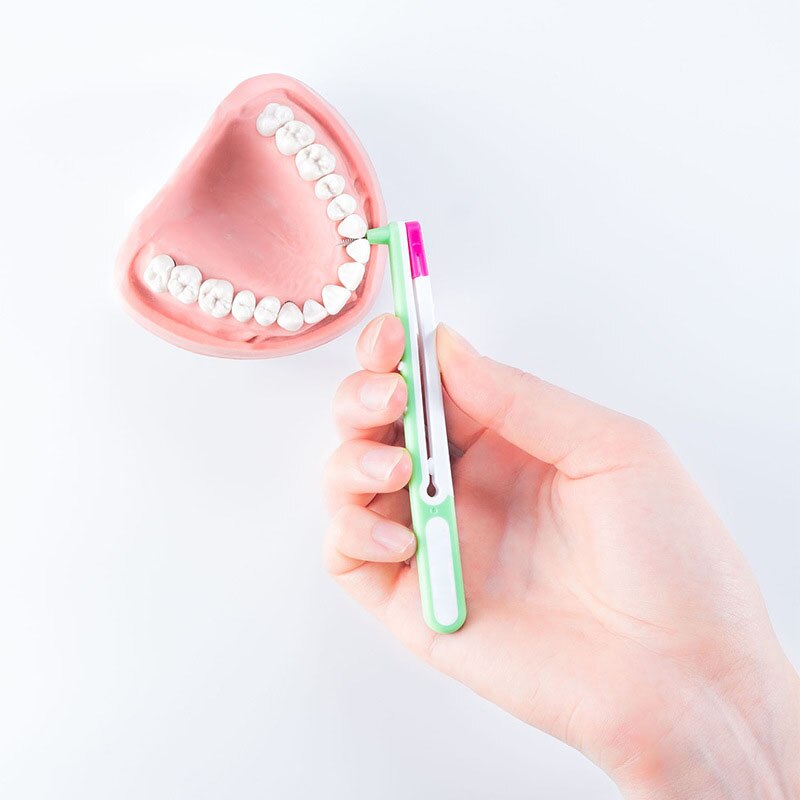 Wingbrush Way To Floss Your Teeth Interdental Cleaning Interdental Brushes Starter Set (1 holder + 3 brushes)