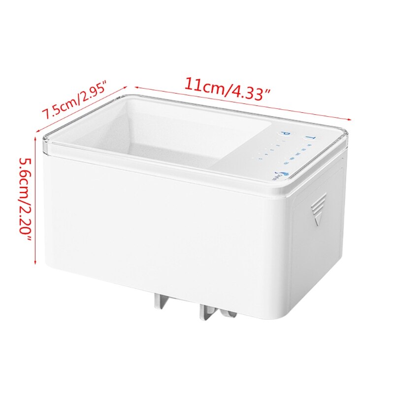 Aquarium vis tank intelligente led automatische voederautomaat timer voedsel dispenser 70ml 72xf