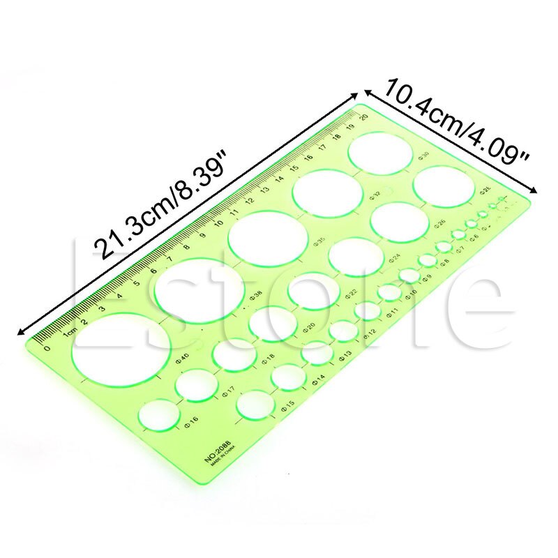 Quilling Ruler Template Tool Kit Circle Size Origami Paper Quilled Creat Tool Rulers C26