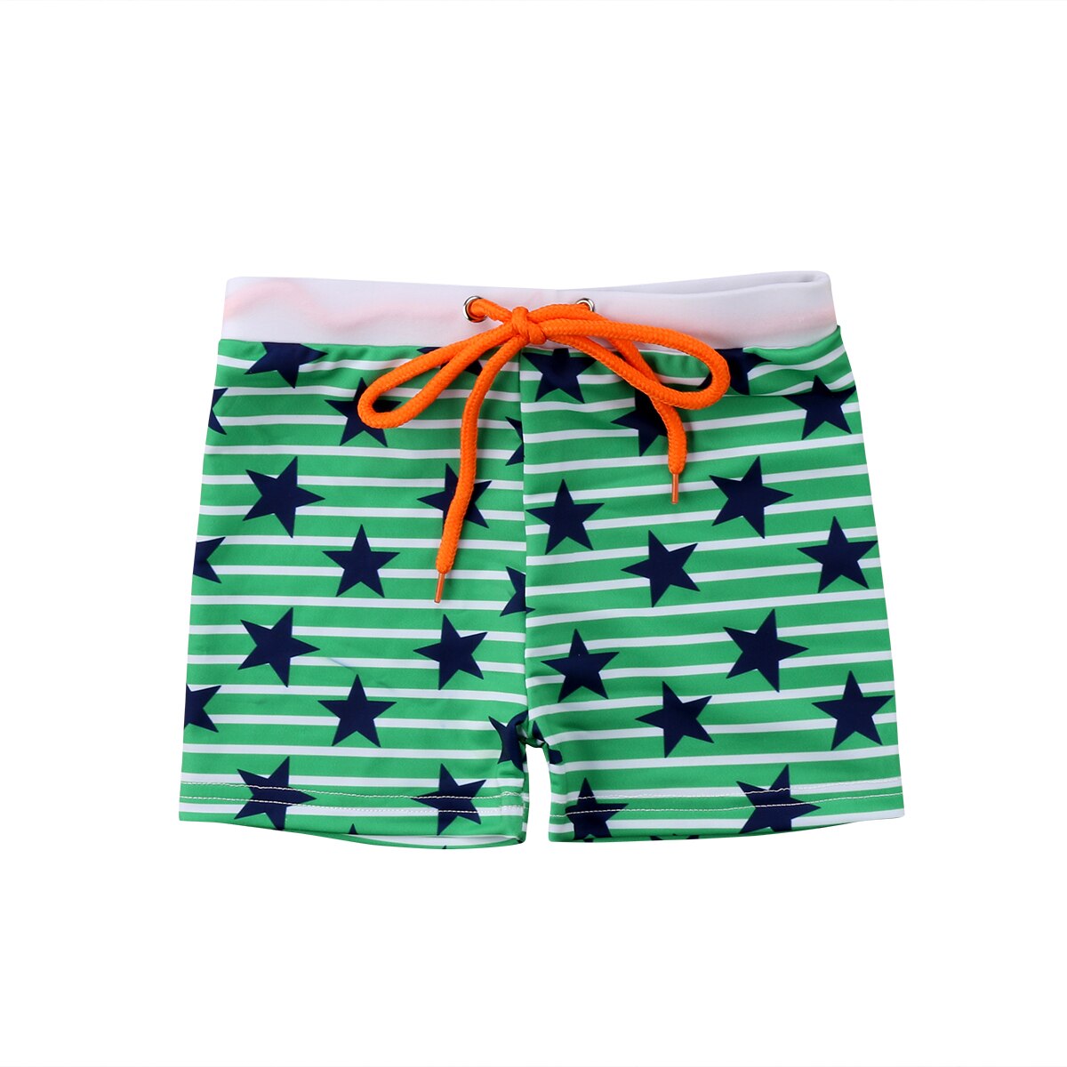 Meihuida sommar pojkar haj randiga boxare badshorts badbyxor badbyxor trosor barn strandkläder: Grön / 4 to 5t