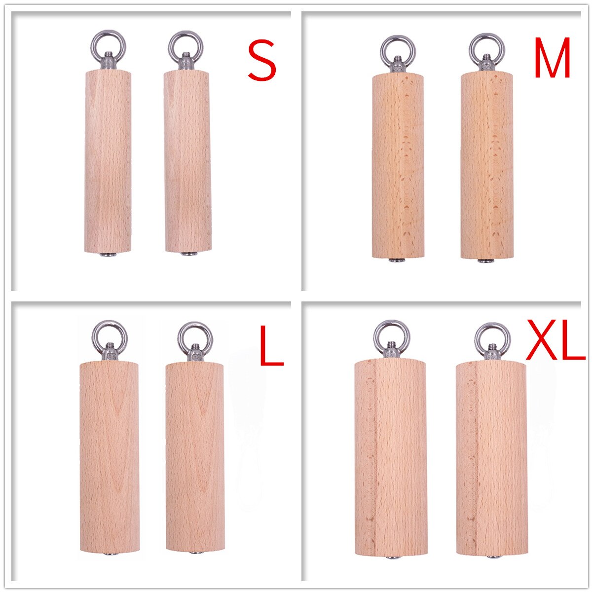 Fitness Wooden Climbing Holds Grips Set Pinch Training Finger Pull up Gripper Strengthener Forearm Exerciser Training Tools