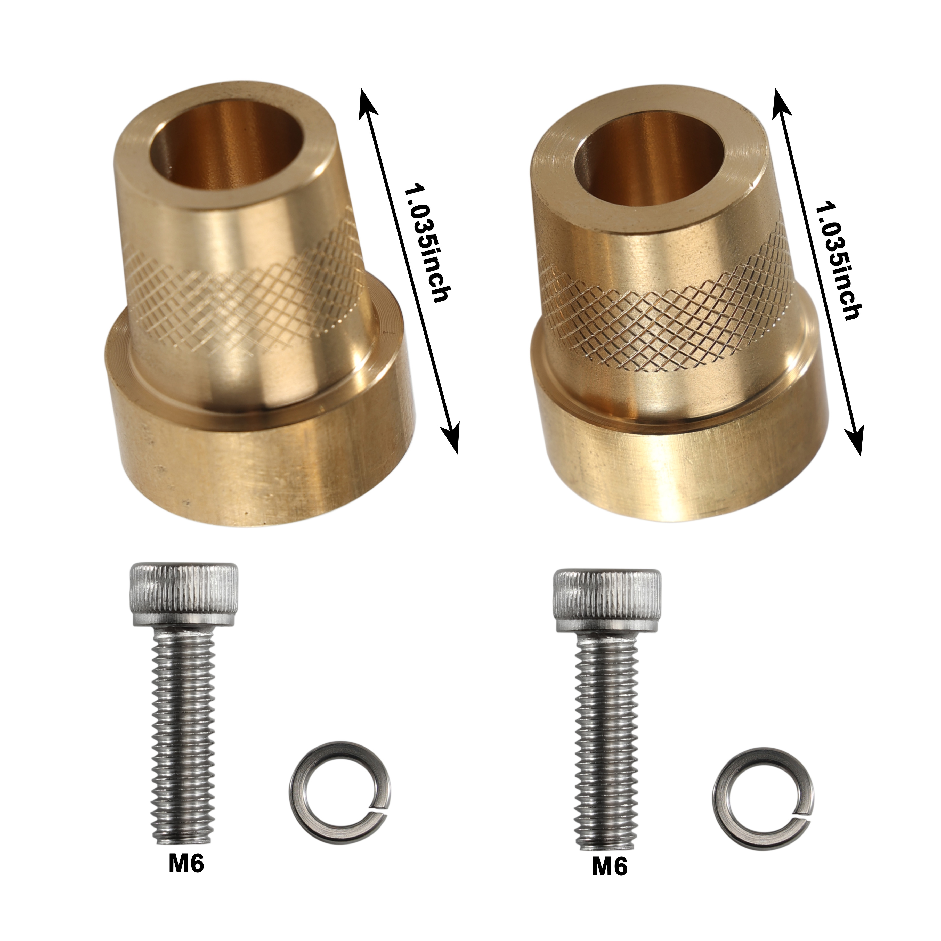 All4Caravan M6 M8 M10 Auto Car H59 Brass Lithium Battery Post Pole Terminal Connectors Adapters with Stainless Steel Screws
