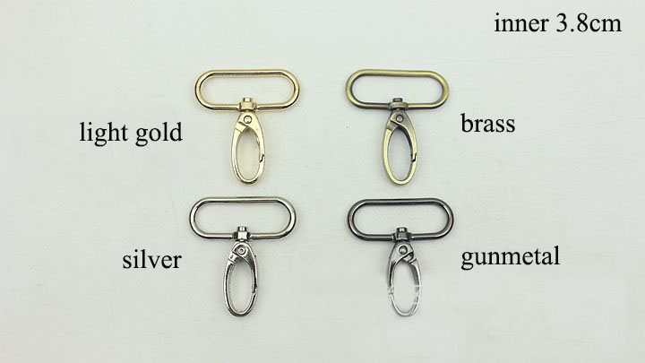 50 Stuks 16-38Mm Zak Band Hanger Haak Gesp Metalen Swivel Kreeft Sanp Sluiting Diy Singels Haken Sleutelhanger trigger Gespen Accessoire: M / Goud