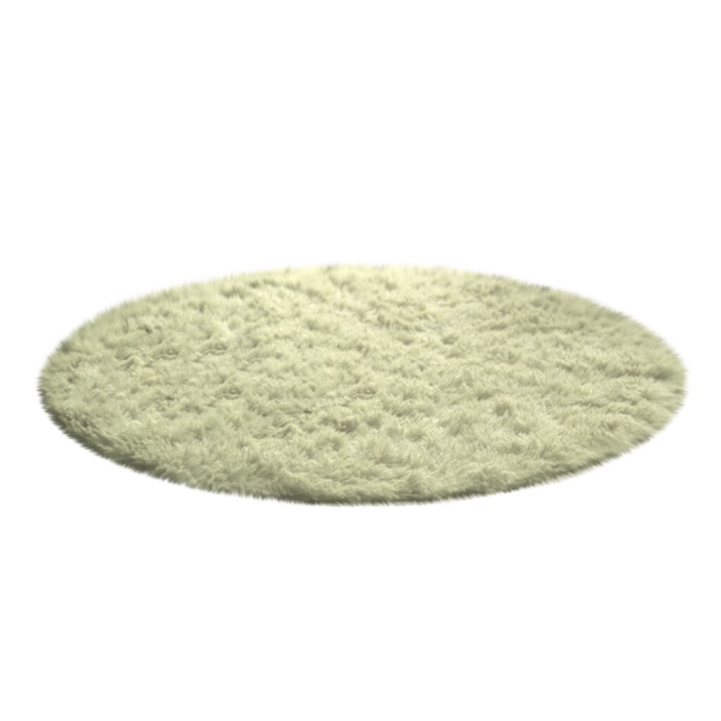 Computer Chair Upholstery Area Rug mats Fluffy Round Alfombra for Living Room Faux Fur Carpet Kids Bedroom Plush Shaggy: H