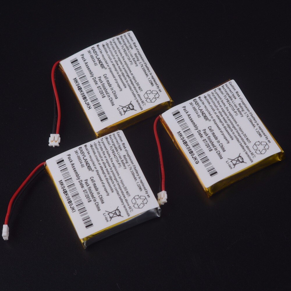Easylander FLPB342735-P1 3.7V 330mAh Replacement Battery For Garmin fenix 3 fenix3 F3 fenix 3 HR GPS sports watch 361-00034-02