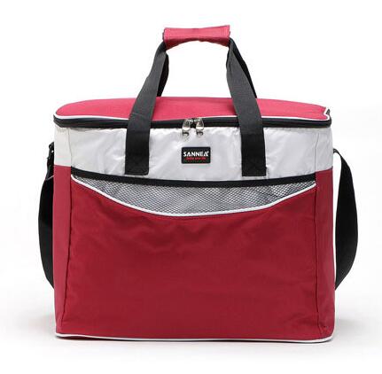 Sac à Lunch isotherme 34l, sac à main isotherme imprimé pour pique-nique: Rouge