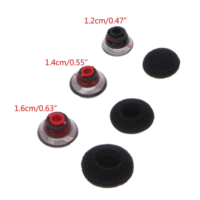 Zachte Siliconen Oorkussens Oortelefoon Clear Oordopjes Tips Oorgels Zwart Schuim Accessoires voor Plantronics Voyager 5200 Oortelefoon