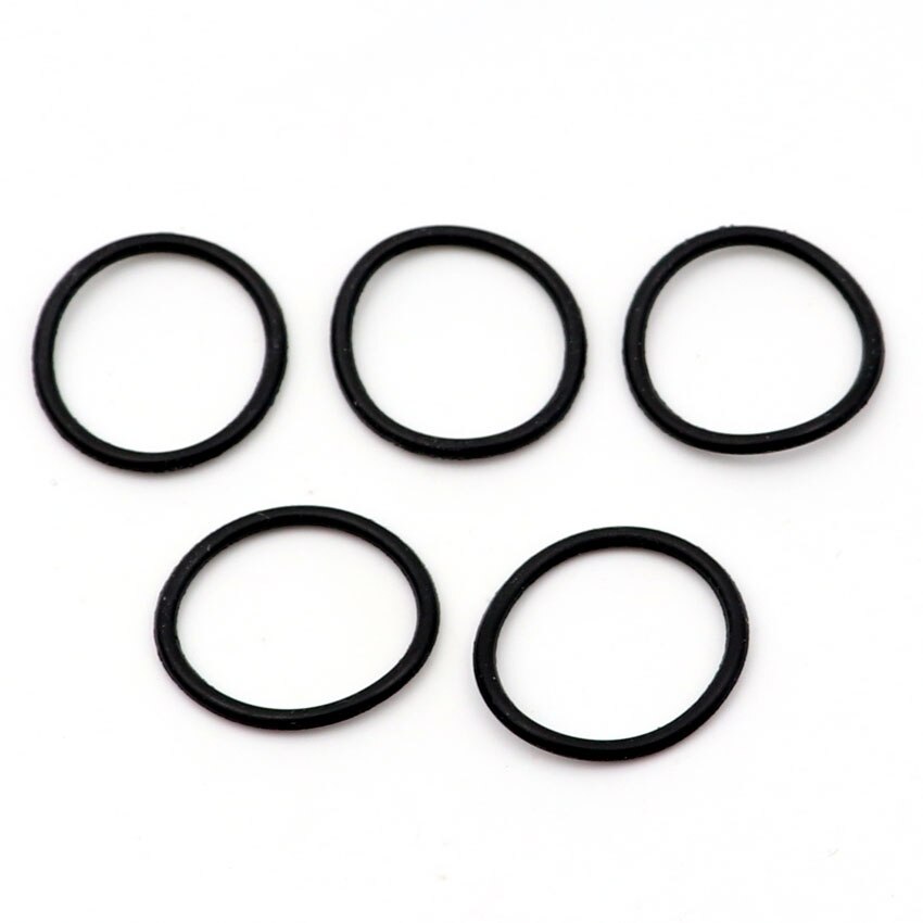 5 STKS 18mm x 1.5mm O-ringen zwart waterdichte O-ringen Voor LED zaklamp zaklamp