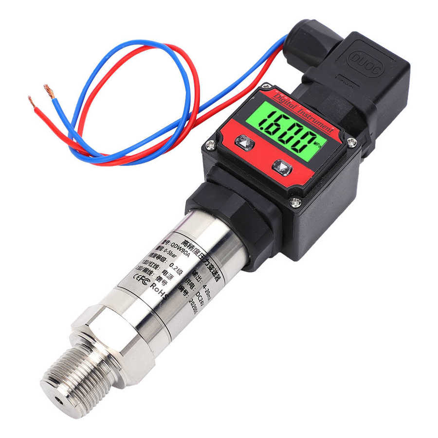 0-500/600/700/800Kpa Diffusion Silicon Pressure Transmitter Sensor With Digital LCD High Accuracy 24V DC 4-20mA