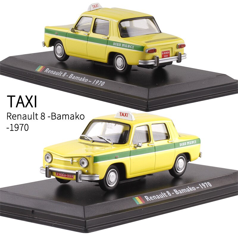 Squisito originale 1:43 modello in lega di taxi, 16 paese simulazione die-cast in metallo modelli di auto, dono di raccolta ornamenti, libera la nave: Bomako Taxi(1970)