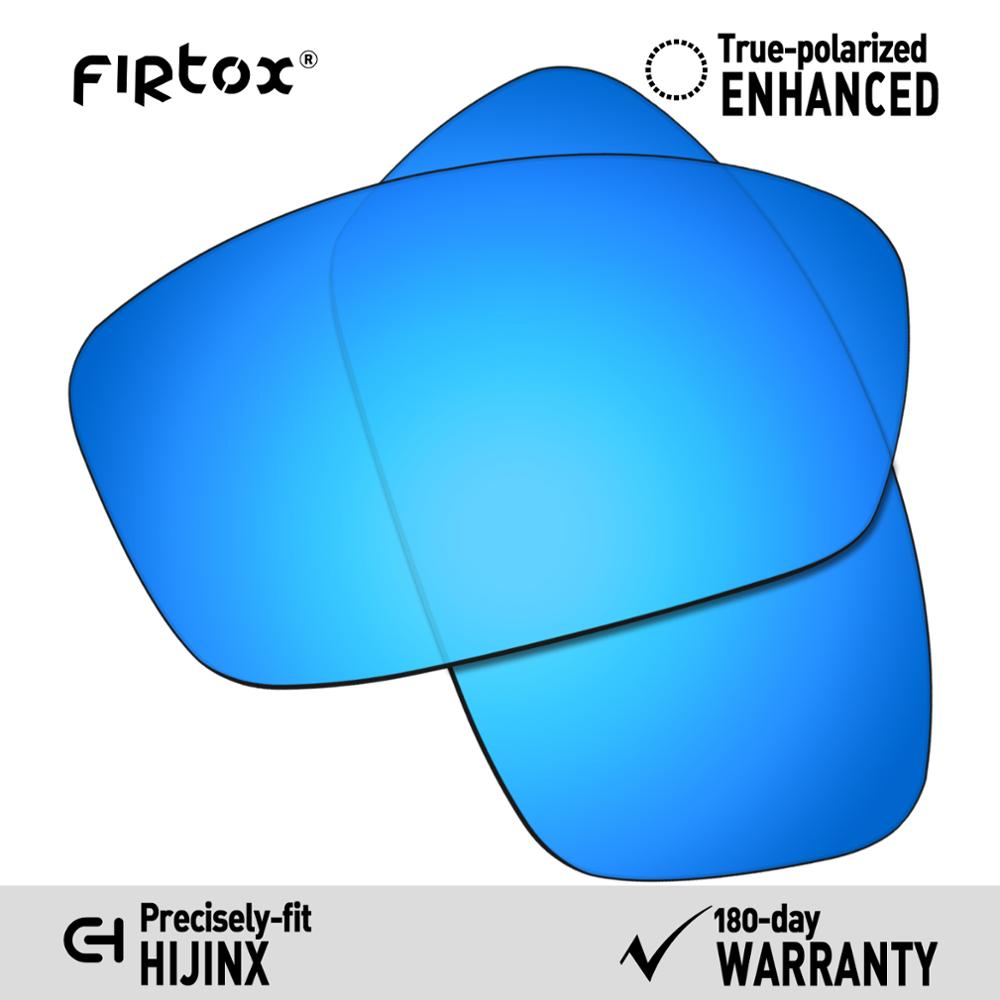 Firtox True UV400 Polarized Lenses Replacement for-Oakley Hijinx Sunglasses (Compatiable Lens Only) - Multiple Colors: Blue-Polarized