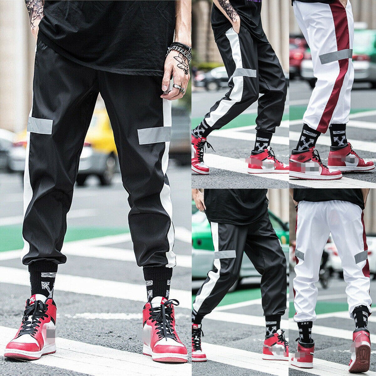 Men Running Pants Soft Sport Pants Jogging Pants Gym Trousers Training Sweat Loose Straight Sportswear