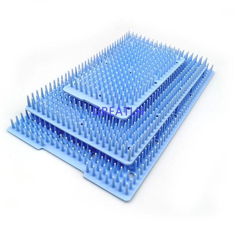 Autoklavierbar matt Silikon für Sterilisation Tablett fallen Kasten Zahn Veterinär Augen Instrument