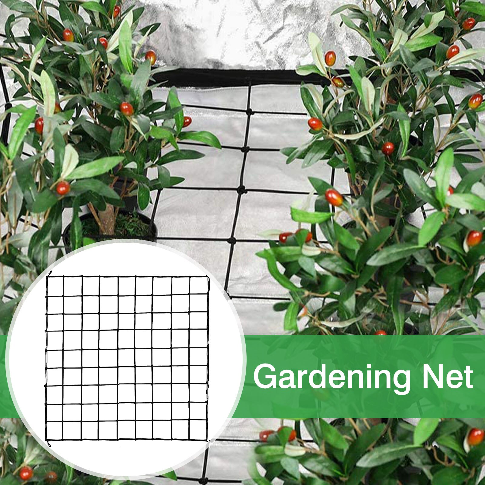 Tienda de cultivo de plantas, cerca de frijol, Red de enrejado Flexible para plantas trepadoras, vegetales, suministros de jardín para el hogar