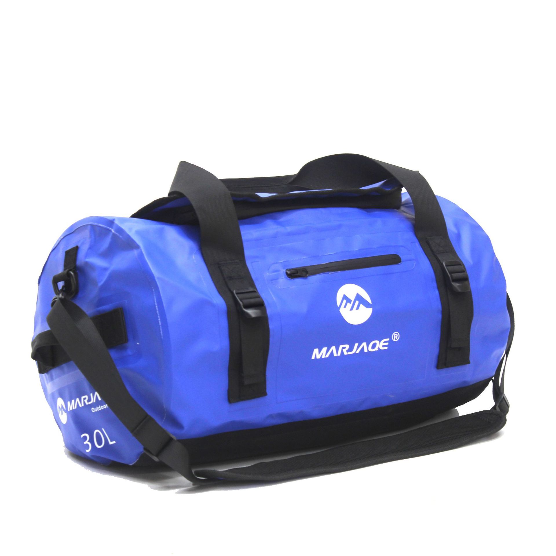 Waterproof Dry Bag Pack High Capacity Swimming Rafting Kayaking River Trekking Floating Sailing Canoing Boating Water Resistan: Blue / 30L