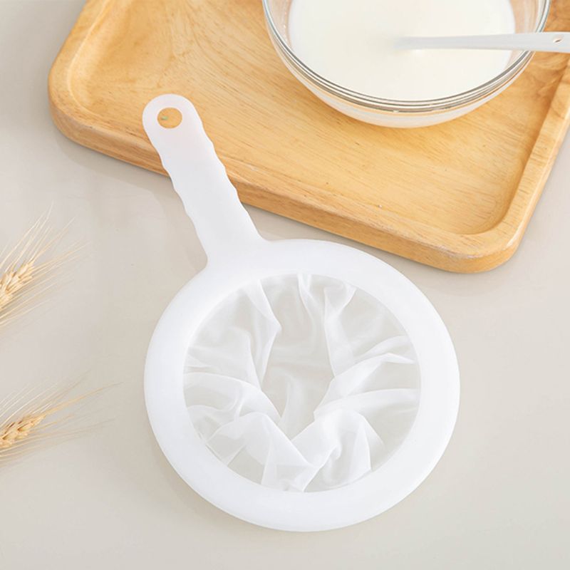 Wielokrotnego użytku nylonowe supercienkie sitko siatkowe sitko robić miodu Soymilk U1JE