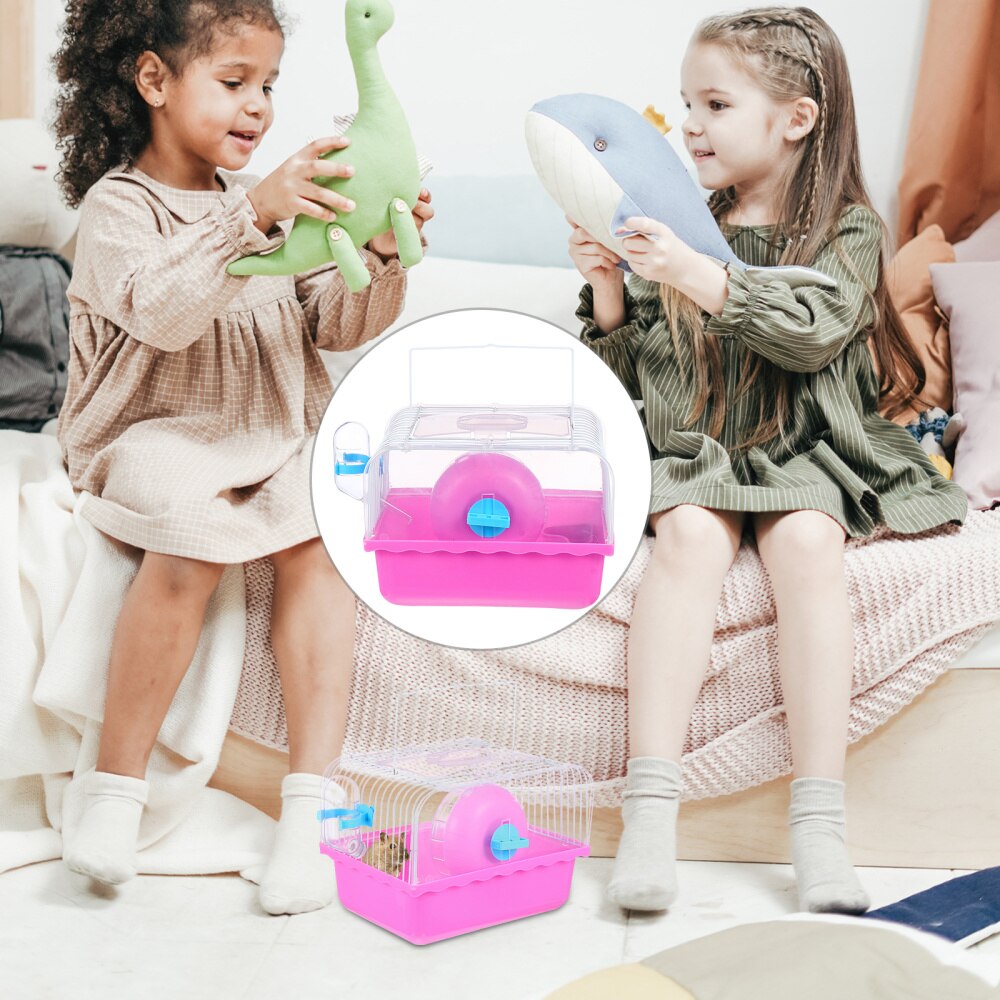 Casa portátil para mascotas, jaula para villa, jaula para hámster, nido para mascotas, ardilla Chinchilla, 1 ud.