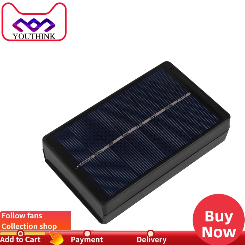 (Keine Batterie) tragbare Solar Power Bank Hohe 4V 1W ultra-high Power Solar Batterie 6000mA Smart Telefon Ladegerät für AA/AAA Batterie
