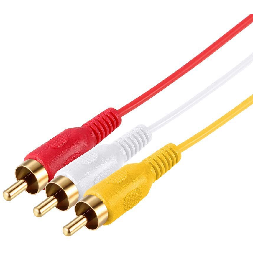 HDMI to RCA Cable 1080P HDMI Male to 3 RCA S-Video AV o Cable Cord Adapter for TV HDTV DVD