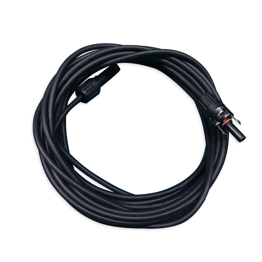 2.5mm 14 AWG 1 Pair Solar Panel Extension Cable Copper Wire Black and Red with for Connector Solar PV Cable