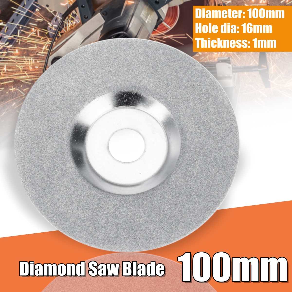 100Mm Keramische Graniet Diamant Zaagblad Disc Snijwiel Voor 16Mm Haakse Slijper Power Tools