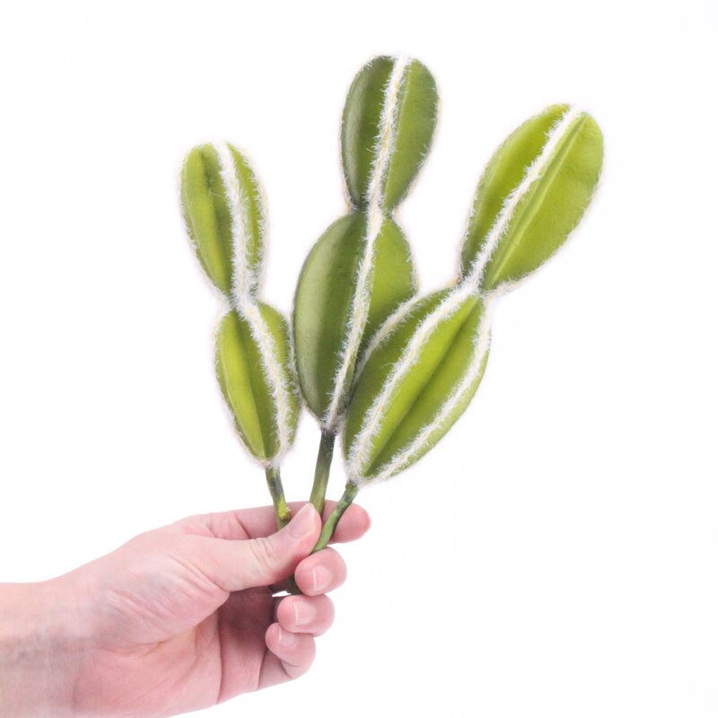 Accesorios para cabeza de flores y plantas artificiales tropicales, Bola de cactus de simulación de plástico, decoración para el hogar, plantas de cactus y carne en maceta: FGH