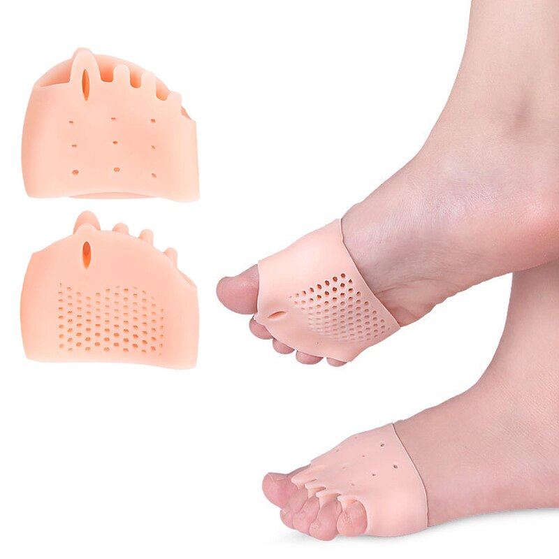 Toe Separator Hallux Valgus Schiene Pediküre Werkzeug Bunion Corrector Fußpflege Knochen Daumen Haarglätter Pediküre Orthese 1 Paar/2pcs: G128-1Pair M