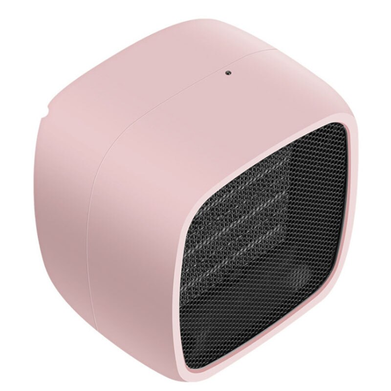 Mini riscaldatore elettrico con ioni negativi aria purificante a basso rumore risparmio energetico riscaldamento caldo riscaldatori per ufficio-spina americana: pink