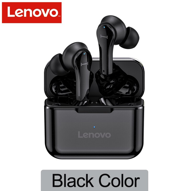Globalny Lenovo QT82 bezprzewodowy zestaw słuchawkowy Bluetooth dotykowy zestaw słuchawkowy Stereo HD MIC rozmowa 400mAh duża bateria IPX5 wodoodporna: QT82 Black Color