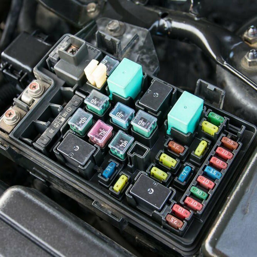 120Pcs Assorted Car Truck Mini Low Profile Fuse Micro Blade Fuse Set Kit