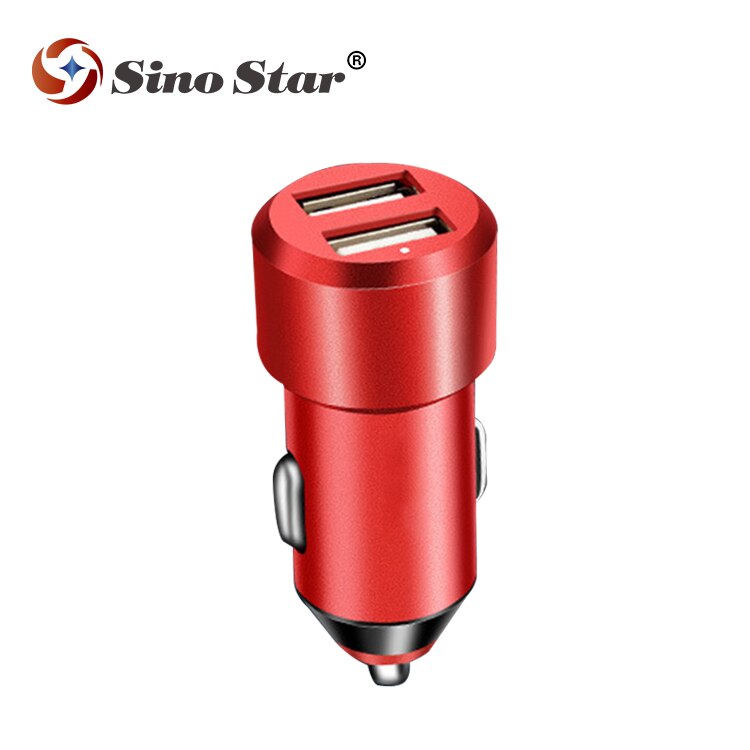 SS-YC-32 Car Charger Universele Dual USB Mobiele Telefoon Adapter Clear Opladen 12 V-24 V 3.1A