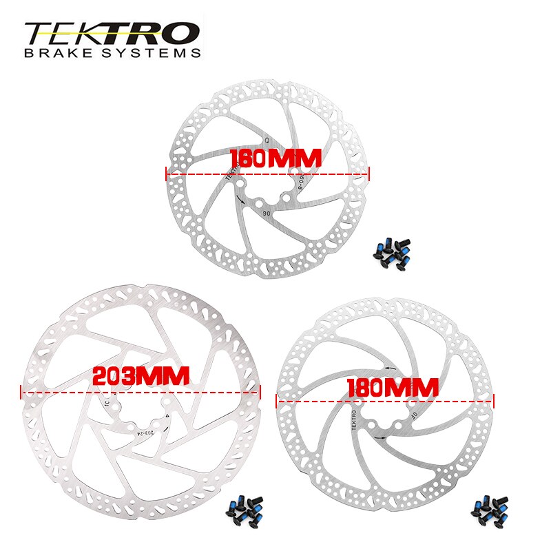 TEKTRO HD M285 frein à disque hydraulique vtt vélo frein avant/arrière 800/1500mm 160/180/203mm Rotor VTT pièces de frein