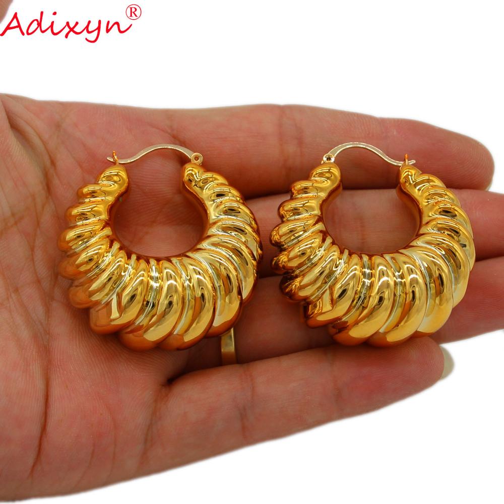 Adixyn di colore dell'oro Dei Monili di Cerimonia Nuziale per Le Donne Orecchino/Pendente/Collana per Le Donne/Ragazze Festa Di Compleanno Del Regalo N031918