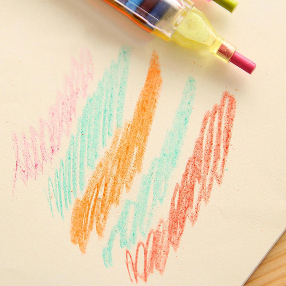 20Colors Non-toxic Crayon Set for Kids Students Drawing Painting School Supplies