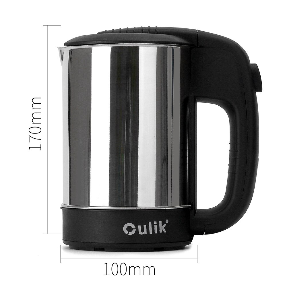 0.5L Mini Electric Kettle stainless steel 1000W Portable Travel Water Boiler