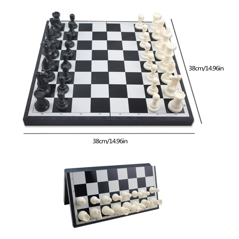 Schaken Pioneer B-9 Super Grote Schaken Pak Vouwen Draagbare Checkers 97BE