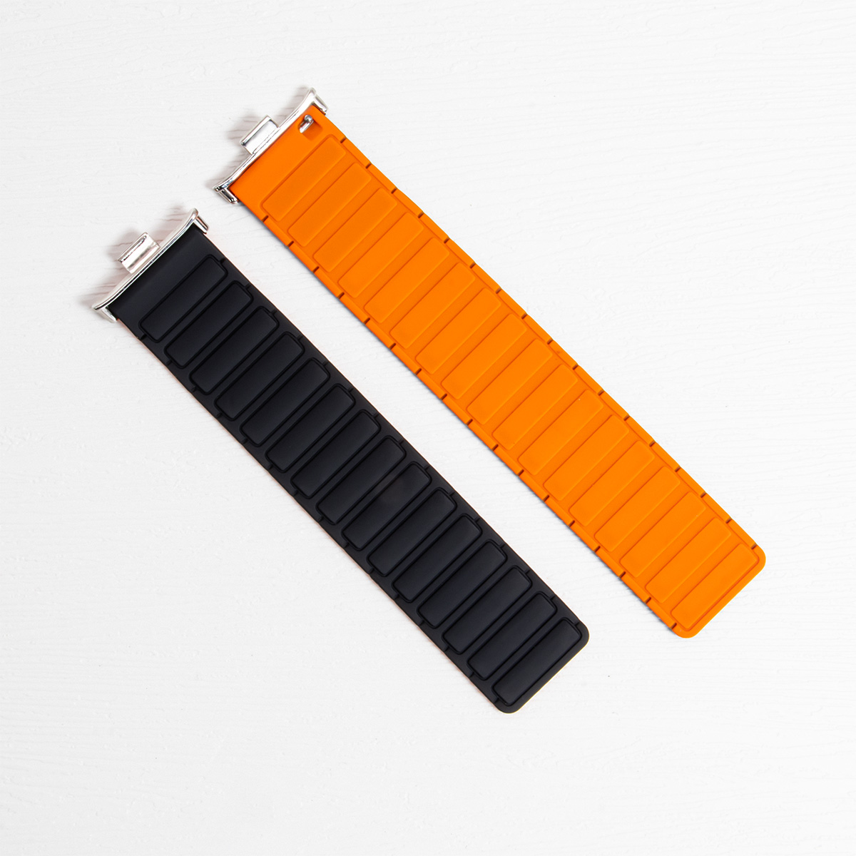 Silikone magnetisk rem til redmi watch 4/5 loop-rem armbånd til xiaomi mi band 8 pro /9 pro udskiftningsarmbåndstilbehør: Sort grøn / 19mm