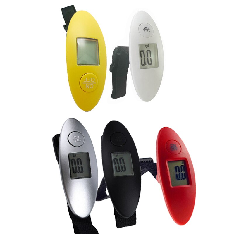 40kg/100g LCD Digital Travel Scale Electronic Luggage Scale Portable Suitcase Shopping Hanging Weight Scale with Strap