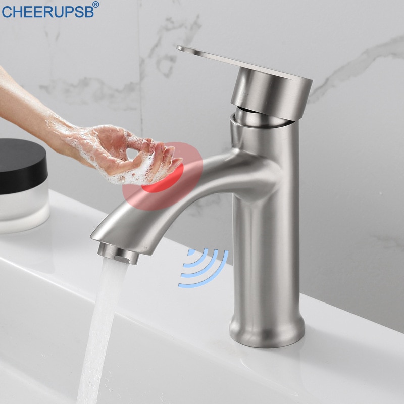 Automatische Sensor Badkamer Wastafel Touchless Kraan - Handsfree Mengkraan, Retro Design