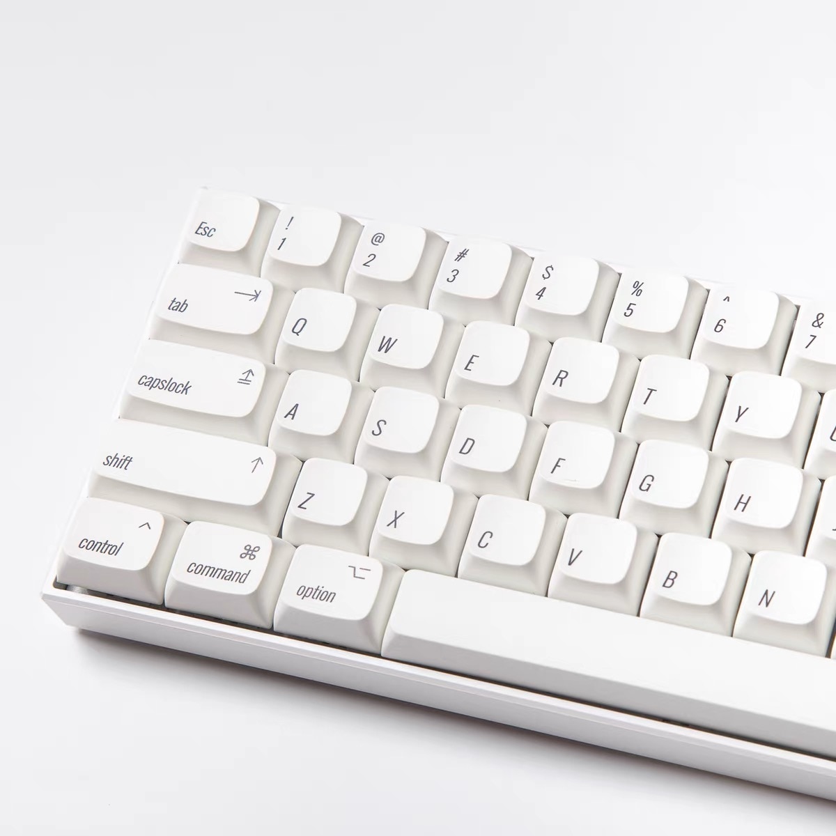 124 Keys/set XDA White Retro Apple Style PBT Dye Subbed Keycaps for Cherry MX Switch Mechanical Keyboard XDA Profile Key Caps