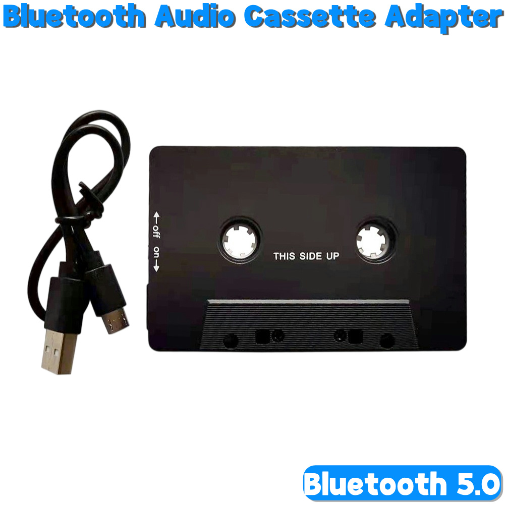 2021 Adattatore per cassetta Adattatore stereo Aux per auto universale per cassetta Audio per auto compatibile Bluetooth Adattatore stereo Aux per lettore MP3