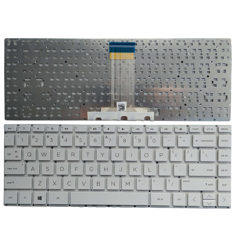 US laptop keyboard For HP Pavilion 14-BS 14-BA 14M-BA 14-BW 14G-BR 14-BP 14T-BA 14M-BA 14-BF 240 G6 245 G6 246 G6: white