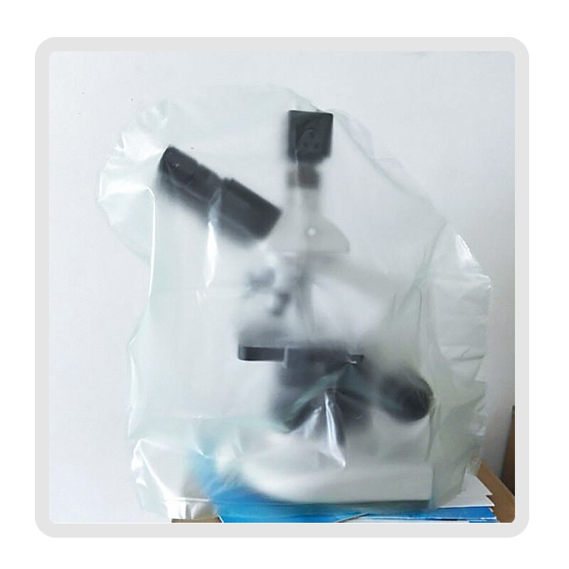 Microscopio biológico estéreo de PVC, funda protectora de polvo de polietileno, almacenamiento de plástico, a prueba de polvo y humedad