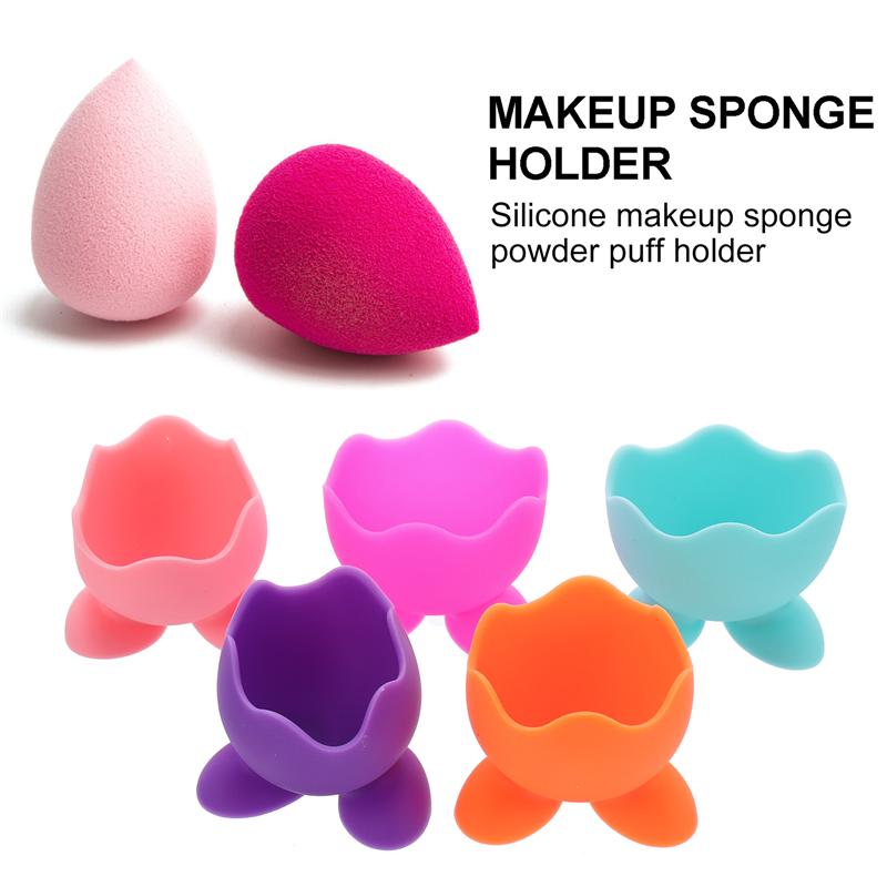 5Pcs Draagbare Eenvoudige Bladerdeeg Rack Bladerdeeg Opbergdoos Poederdons Houder Poederdons Rack