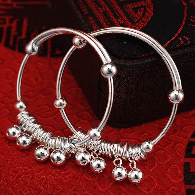 #39 -Armbinde, schlichtes, glattes glöckchen-Armbinde und fußkettchen für babys und freundlicher zum geburtstag