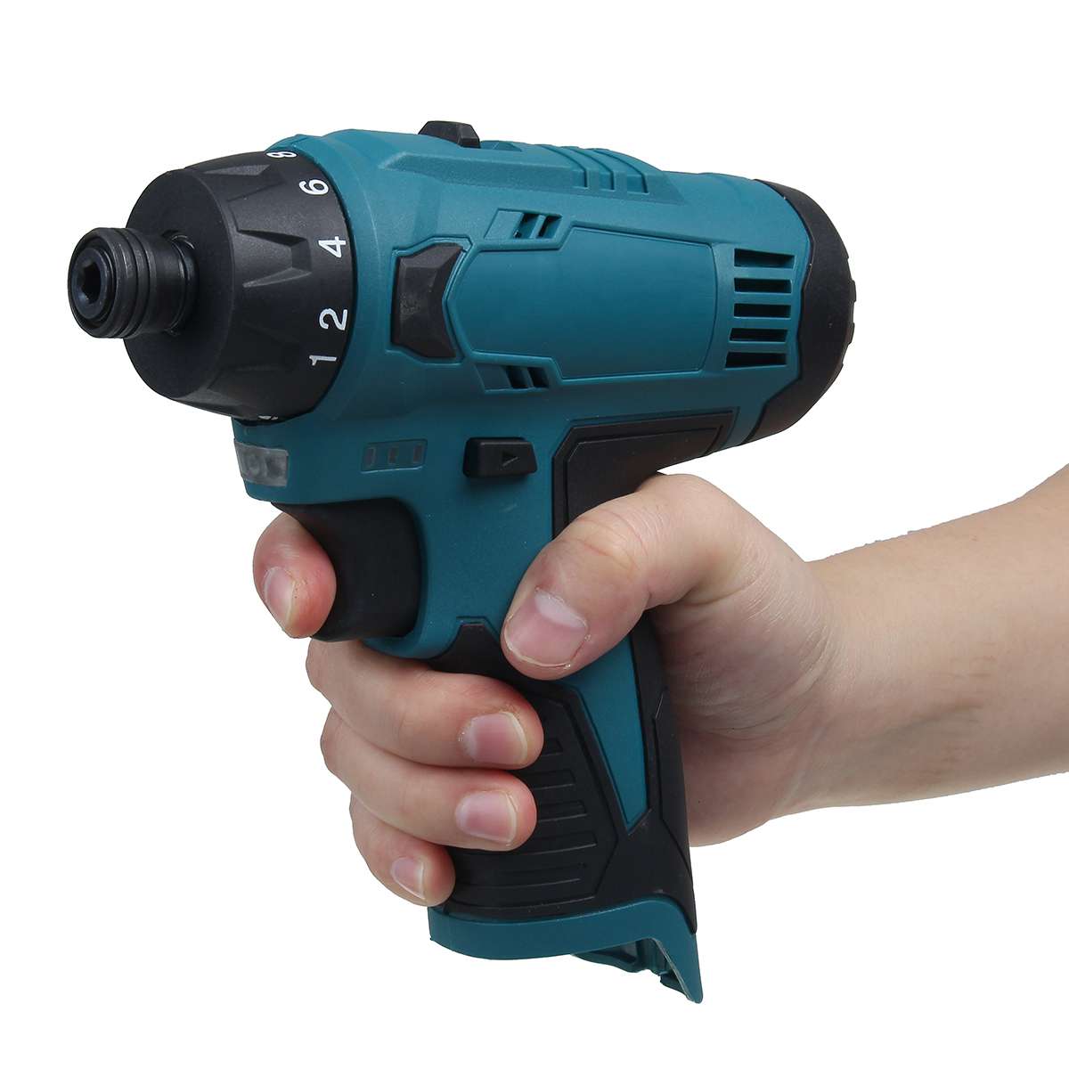 12V Electric Drill Two-speed adjustable Cordless Electric Screwdriver with Self-locking chuck LED lights for Bosch Battery