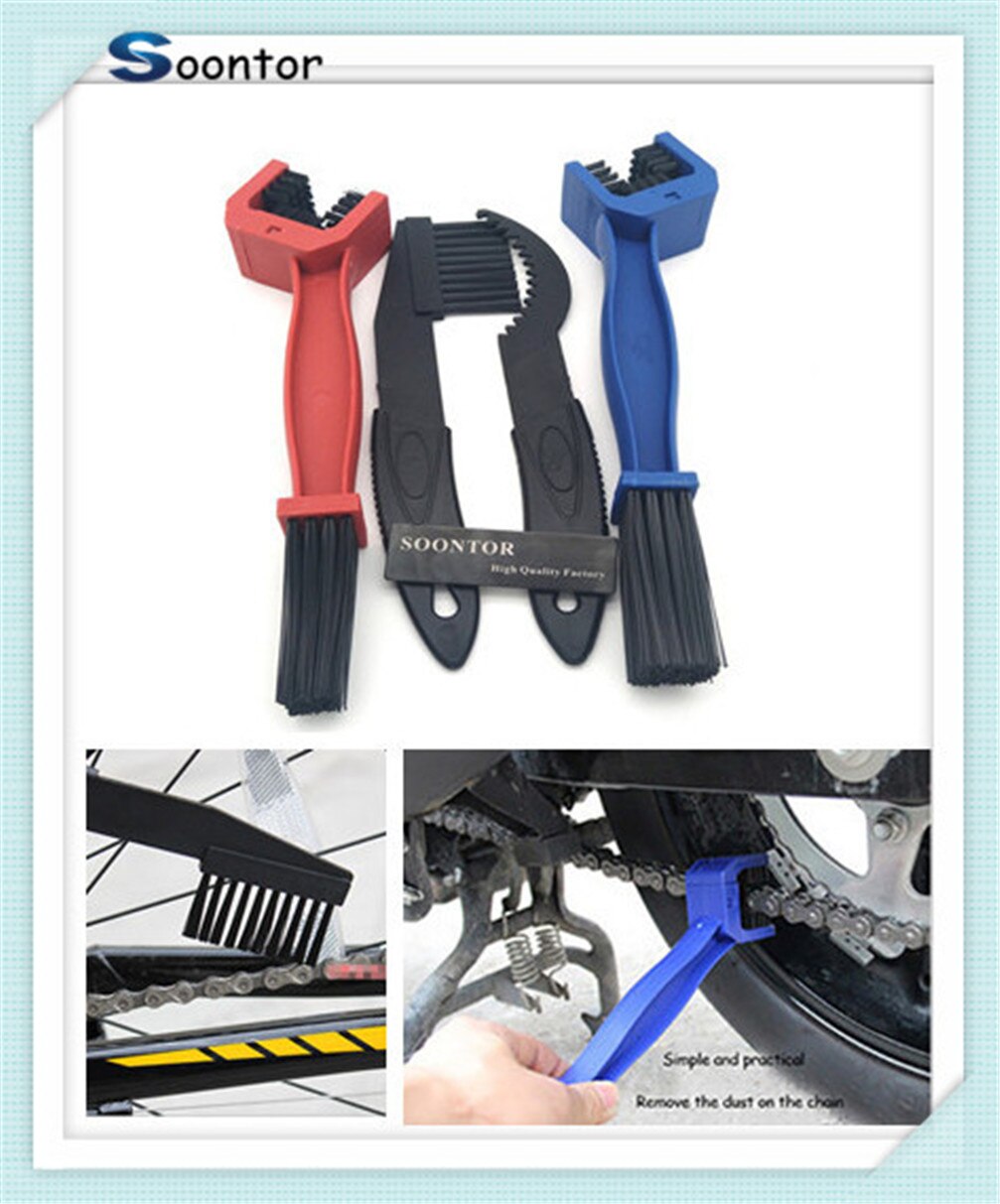 Motorcycle bike Chain Gear Scrubber Cleaner Brush Tools For KTM Bajaj PulsaR 200 NS 1190 AdventuRe R 1050 RC8 Duke