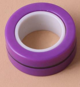 Magnetic Rings Anti-stress toy ring Stress Relief Ring toy For Autism ADHD Anxiety stress Relief Focus fidget finger ring: 1PC PURPLE