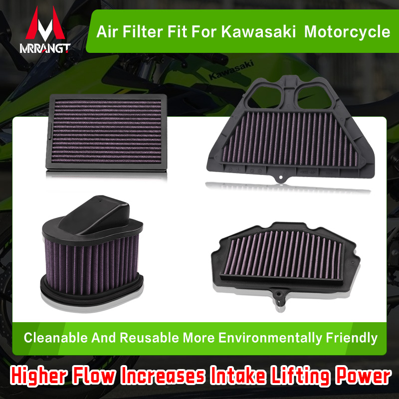 Filtro aria moto di alta qualità per KAWASAKI NINJA 250 300 400 ER6N ER6F Z750 Z800 Z900 ZR900 Z1000 Z1000SX